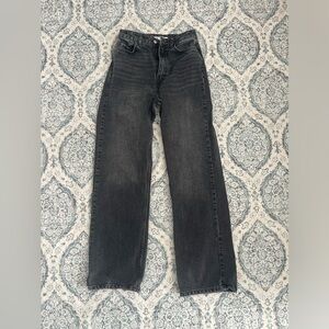 Classic Black Denim Jeans Zara
